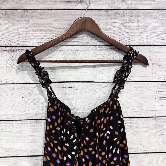 Anthropologie Sleeveless Chiffon Midi Dress Size Multicolor Size XS Pullover - Picture 6 of 14